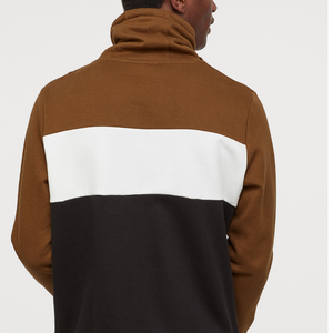 New Arrival Men's <b>Gym</b> <b>Hoodie</b> Custom Logo Embroidered Winter Fleece with Color Block Design Plus Size 100% Cotton Solid Pattern - Product Image 4