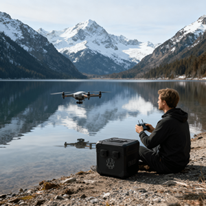 Kilitli Kutu Geri Çekilebilir Saplı IP67 Su Geçirmez Plastik 4 Sıralı Alüminyum Kutu Saklama Kutusu Dereceli Kart Kutusu - Product Image 2