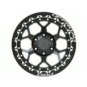 Jantes forgées Beadlock en alliage 17x9 18 19 20, jantes profondes tout-terrain pour voitures de sport, jantes en deux parties, finition noire polie, GU/GQ Patrol 80 - Product Image 3