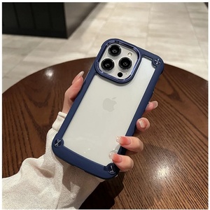 Funda Resistente de Lujo a Prueba de Golpes para iPhone 16 15 14 13 12 11 Pro Max 16 Plus 16e, Parachoques Suave, Cubierta Rígida Transparente - Product Image 5