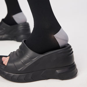 Calcetines adelgazantes de presión de bloqueo de color con presión circulante para aliviar el edema y la fatiga Calcetines deportivos de yoga - Product Image 4