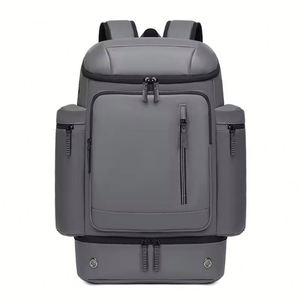 Customized Large-Capacity Waterproof Multi-Layer Business Travel Laptop Backpack Zipper Expandable Computer Bag Oxford Sports - Product Image 6