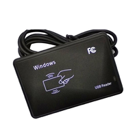 Lecteur de cartes intelligentes USB de bureau RFID 125 kHz, module en ABS, lecteur de cartes d'identité pour contrôle d'accès