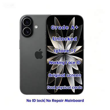 Wholesale Unlocked iPhone 17 256GB Black Original Smartphone 5G Super Retina XDR Factory Price Mobile Phone Supplier Bulk Stock