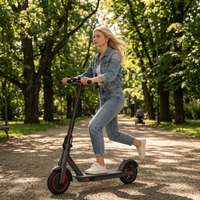 Trottinette électrique adulte 350W, deux roues en alliage, pliable, suspension intégrale, contrôle par application, haute qualité, capacité 120 kg, pour extérieur