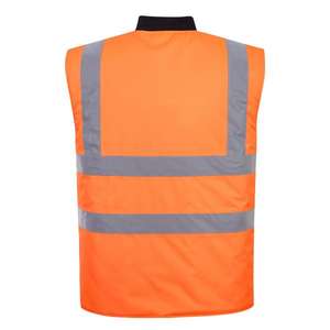 PORTWEST - S469ORRS Calentador de cuerpo naranja reversible de alta visibilidad-EAN 5036108167654 ROPA DE TRABAJO DE LA HI-VIS - Product Image 2