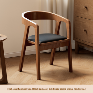 Chaises de salle à manger minimalistes en bois avec accoudoirs en bois, idéales pour les bureaux, les maisons, les écoles et les hôtels. - Product Image 6