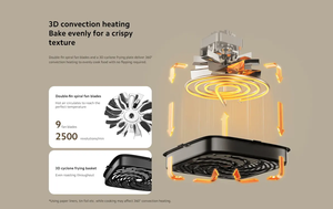 Xiao <span class=keywords><strong>Mi</strong></span> Air Fryer <span class=keywords><strong>Essential</strong></span> 6L Plastique électrique carré moderne pour usage domestique et hôtelier - Product Image 5