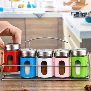 Bình đựng gia vị bằng thép không gỉ bán buôn 100ml, lọ thủy tinh nhà bếp đựng muối và tiêu - Product Image 3