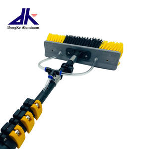 Alat ekstensi aluminium pembersih jendela 36 kaki, alat pembersih air dengan sikat putar - Product Image 3