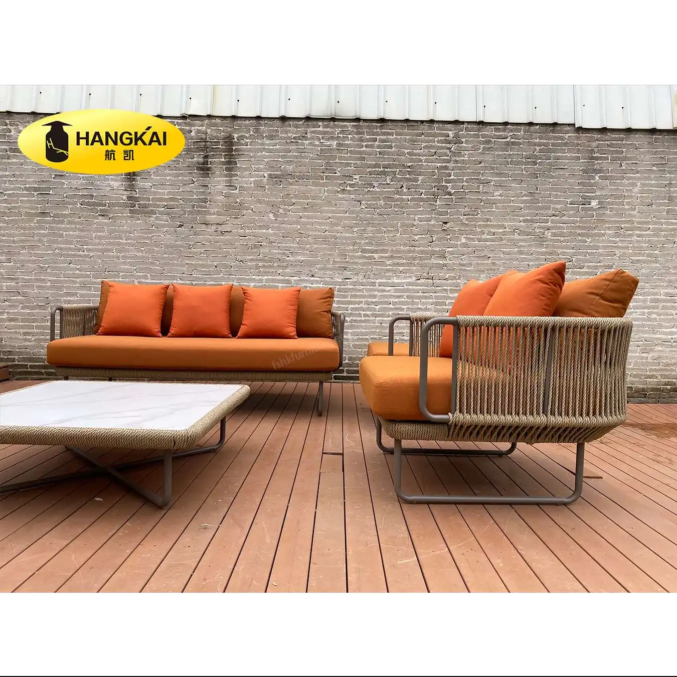 Patio furniture sets hotel patio outside aluminium furniture pool outdoor rope sofa set