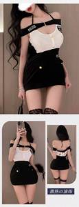 Lencería sexy de satén y encaje, body ajustado, medio slip, uniforme de cosplay, spandex, bordado fino, erótica, proveedor de artículos sensuales - Product Image 6