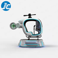 Simulador de Vuelo VR de 360 Grados para Interiores, con Construcción de Fibra de Vidrio y Metal, para Parques de Aventura y Parques de Trampolines, en Oferta
