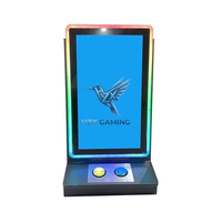 Machine de jeu de table compacte avec écran tactile 24 pouces, cabinet de jeu Fusion 5 avec accepteur de billets et imprimante de tickets