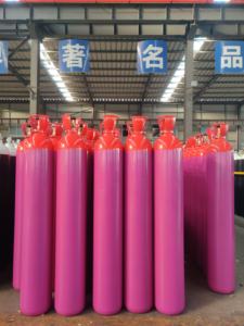 Bouteilles de gaz haute pression en acier sans soudure pour argon, oxygène, CO2, C2H2/acétylène - Portable 8L/10L/12L/14L 10kg - Product Image 3