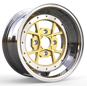 ล้อแม็กซ์ JDM แบบ 3 ชิ้น สไตล์ Bilbo Wheel Star Shark XR4 Long Champ Meister S1 3P <span class=keywords><strong>Watanabe</strong></span> ADVAN A3A MK I MK II ผลิตตามสั่ง - Product Image 5