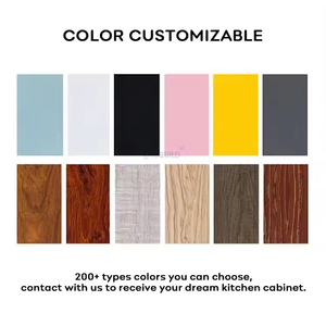 Ý cách âm an ninh thông minh pivot Gỗ gỗ phía trước cửa nhôm đơn giản bên ngoài lối vào - Product Image 6