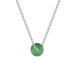 Collier de perles de transfert de style indémodable pour petite amie, chaîne en acier, bijoux faits à la main, idéal pour fiançailles, mariage, fête - Product Image 4