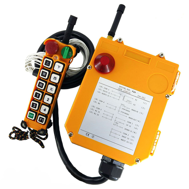 Industrial Automation Wireless Remote Control Crane Remote Control Travelling Crane Electric Hoist Remote Switch