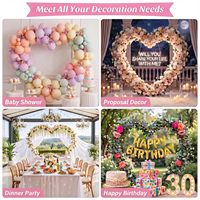 Arche de ballons en forme de cœur de 6,6 pieds avec base, cadre d'arche de mariage doré en forme de cœur pour toile de fond de demande en mariage, anniversaire, décoration de baby shower