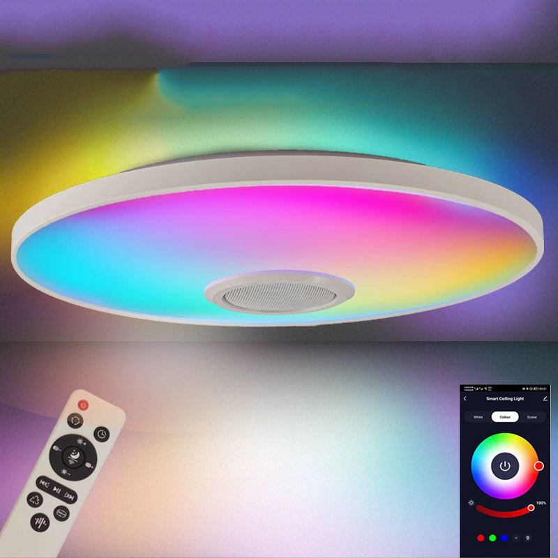 Color Changing Ceiling Fans With LED And Remote Control - View #6