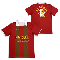 Maillots de football personnalisés, imprimés par transfert thermique, logo rayé, maillot de football vintage pour hommes, spandex/polyester, anti-UV