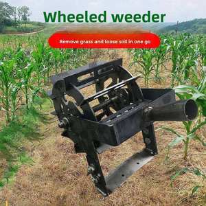 Coltivatore Rotante 2 in 1, Attrezzo Manuale per Giardinaggio, Diserbatore Regolabile con Asta in Ferro, Miscelatore di Terreno OEM Ergonomico - Product Image 3