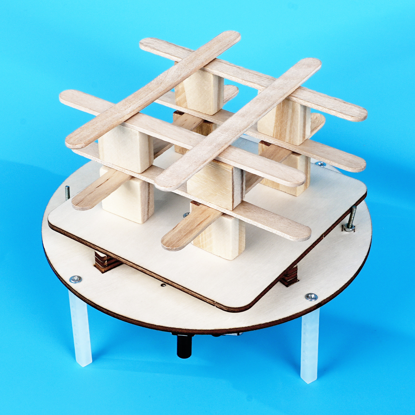 Kit De Montage DIY – Sismographe éducatif En Bois – Fonctionne Avec 2 Piles AA – Jeu De Sciences Pour Enfants