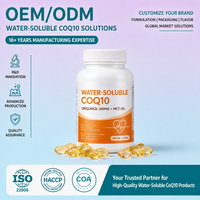 Coenzyme Q10 hydrosoluble en gélules souples, formule de soutien énergétique cellulaire, OEM ODM, marque privée, pour autres compléments de santé