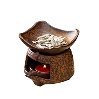 Chauffe-cire en céramique et diffuseur d'huiles essentielles, style minimaliste japonais, chauffe-théière pour la maison