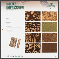 Carnet écologique en liège biodégradable avec couverture en marc de café, cadeau d'affaires pour réunions, logo personnalisé