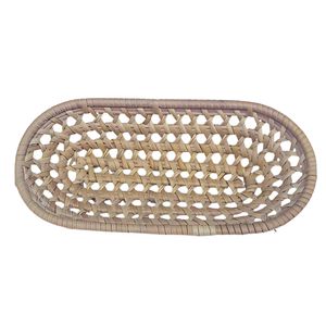 Cesta de almacenamiento de bambú ovalada ligera Material de ratán fácil de mover Hecho en la fábrica de Vietnam - Product Image 3