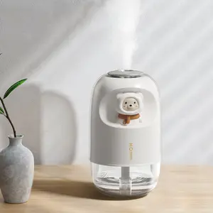 Fabrika kaynağı lamba mist maker sisleyici mini sevimli nemlendirici bebek odası gürültüsüz küçük hava nemlendirici