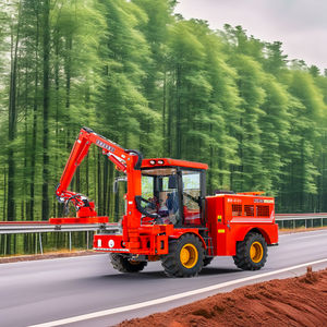 Débroussailleuse rotative automotrice diesel pour autoroute, machine efficace d'élagage des arbres en bordure de route, moteur pour travaux routiers, fournisseur chinois - Product Image 2