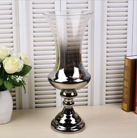Vase en verre pour fleurs, vase de mariage