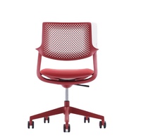 Chaise ergonomique innovante dernière chaise de réunion moderne rembourrée pivotante tissu de beauté chaise de bureau au design original