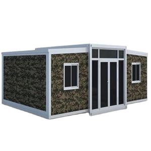 Casa contenedor prefabricada modular de lujo de 20-40 pies lista para usar, casa contenedor plegable de acero con baños - Product Image 1