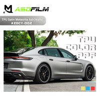 Vinilo para Envoltura de Autos ASD Film Satin Meteorite Ash Matte PET TPU, Color Cambiante, Decorativo, Garantía de 3 Años, Antiarañazos