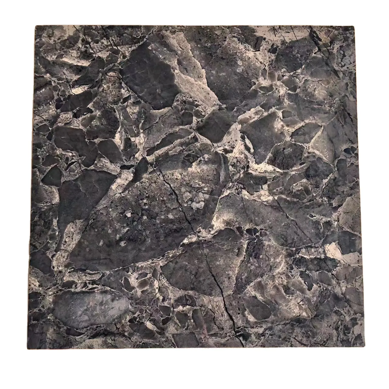 Dark Glazed polished porcelain tiles hotel hall luxury glossy marble ceramic tiles