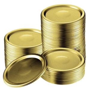 70mm 86mm toplu düzenli gümüş konserve kapakları Mason geniş ağızlı cam turşu kavanozu düzenli ağız konserve kapakları yiyecek içecek için depolama - Product Image 3