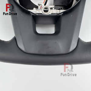 Volant en cuir <span class=keywords><strong>Toyota</strong></span> pour 4Runner, Mark X, <span class=keywords><strong>CHR</strong></span>, Hilux Vigo, Hiace, Prius, Celica, RAV4, Innova, Crown 2001, Vitz, LC100 - Product Image 5