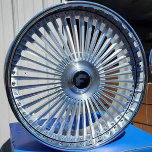 ล้อฟอร์จิอาโต้สีเงินเข้มหรูหรา 2 ชิ้น ขนาด 19-21 นิ้ว 5X120/5X114.3 สำหรับรถปอร์เช่ <span class=keywords><strong>911</strong></span> - Product Image 1