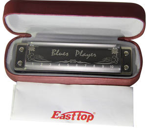 Peigne de pêche professionnelles en aluminium, diatonic PR020AL, 10 trous, <span class=keywords><strong>harpe</strong></span> à <span class=keywords><strong>bouche</strong></span> - Product Image 5