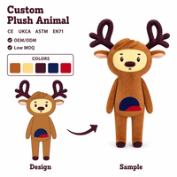 Peluche personnalisée Deerman, jouet en peluche de dessin animé, monstre cryptide, animal en peluche personnalisable, peluches douces et sûres pour les enfants