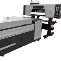 Imprimante DTF A1 60 cm à 4 têtes d'impression pour film PET, avec secoueur de poudre DTF et sécheur pour transfert thermique sur tissu, compatible XP600 I3200