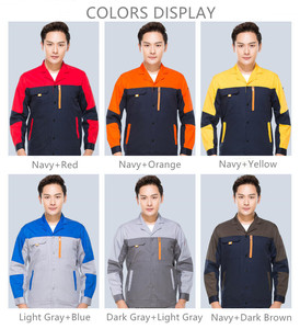 Livraison rapide en stock, ensembles de vêtements de travail pour hommes et femmes, mode estivale, coton et polyester, logistique d'usine, <span class=keywords><strong>garage</strong></span> - Product Image 6