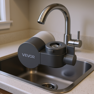 Filtro de Agua para Fregadero de Cocina Vevor, Purificador de Agua de Plástico Gris con Montaje Horizontal en Grifo para Uso en Cocina - Product Image 2