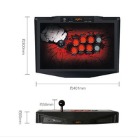 Offre Spéciale USB Arcade Fighting Stick Console classique Joysticks contrôleurs de jeu PC pour P4 Xbox Switch Android