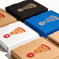 Boîtes à pizza en carton personnalisées résistantes à l'huile, fabricants de boîtes à pizza imprimées avec logo