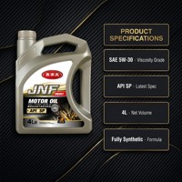 Huile moteur entièrement synthétique JNF 4L 5W-30 API SP pour voitures européennes, japonaises et américaines de luxe, lubrifiant en gros